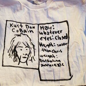 Don Kurt Cobain Tee white